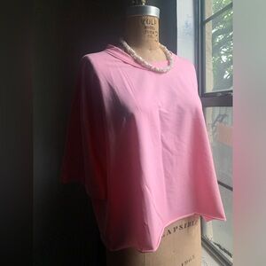 Athletic Pink Crop shirt
